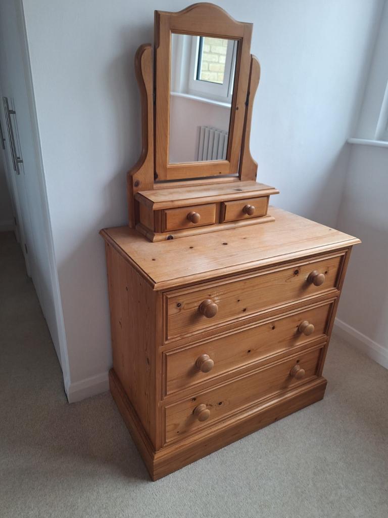 Antique Pine - Bedroom Chest of Drawers