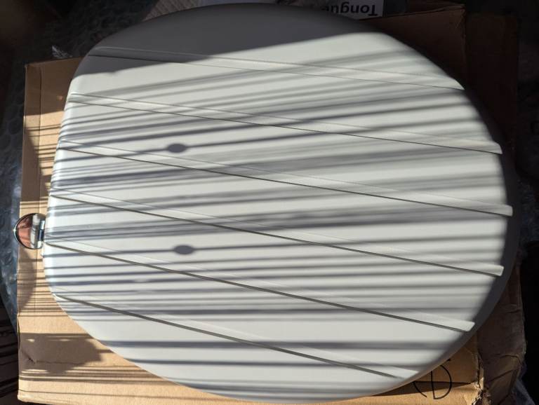 Argos Home Tongue and Groove Style Toilet Seat - Grey