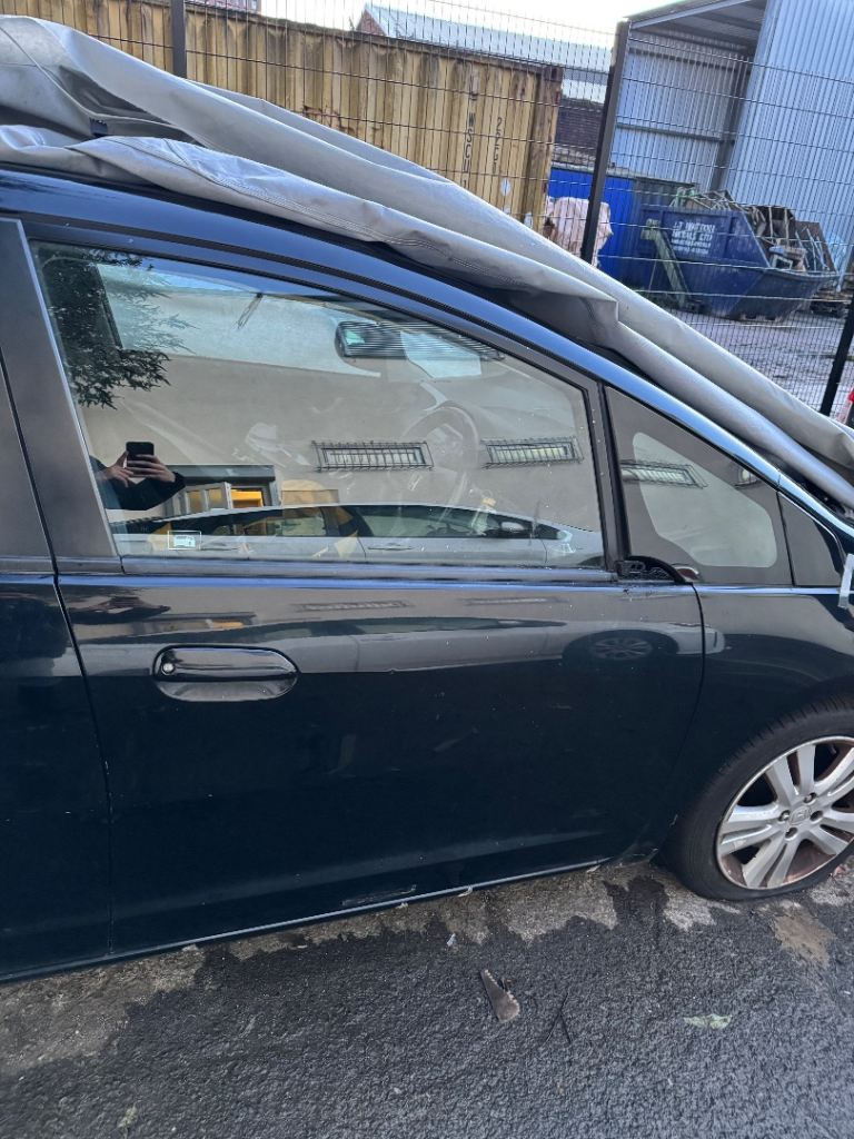 HONDA JAZZ MK3 2007-2015 5 Door Drivers Side Hatch Black NH713 Front Right Door