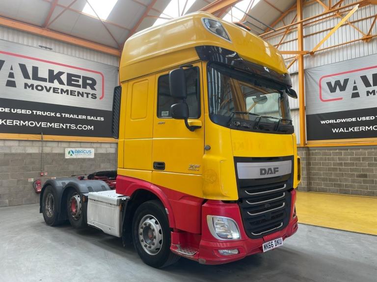 DAF XF106 460 SUPERSPACE *EURO 6* 6X2 TRACTOR UNIT - 2016 - MK66 DKU
