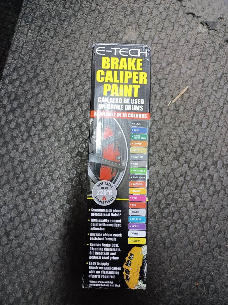 Brake Caliper Paint E tech Red 