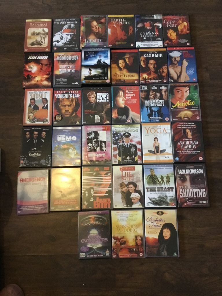 Vintage DVD’s Tapes 