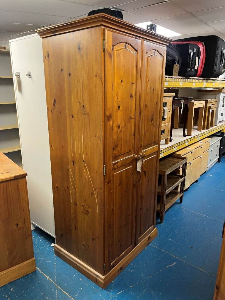 Pine Double Wardrobe TCL Reuse 107027