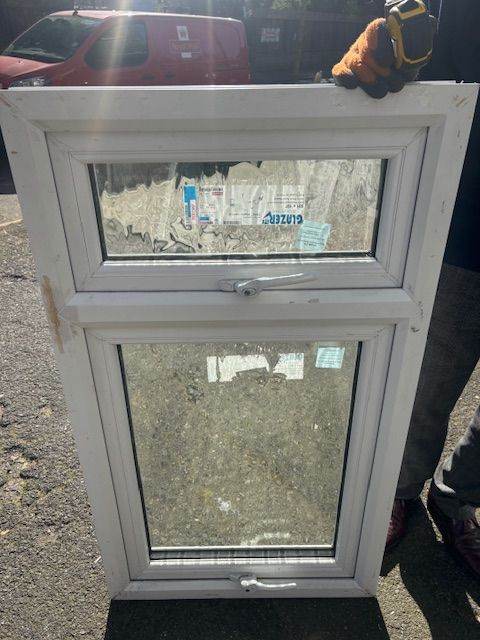 upvc casement window 675x1180 flemish glass £100 new 