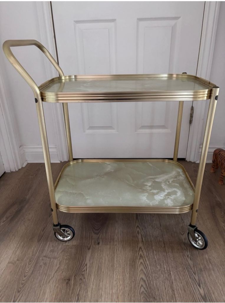 Vintage drinks hostess trolley bar cart 