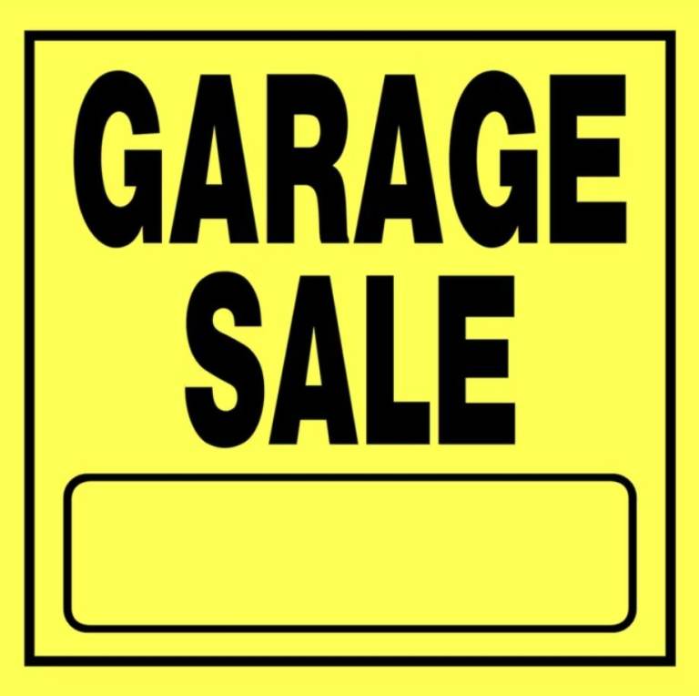 Garage Sale - Sat 21st March