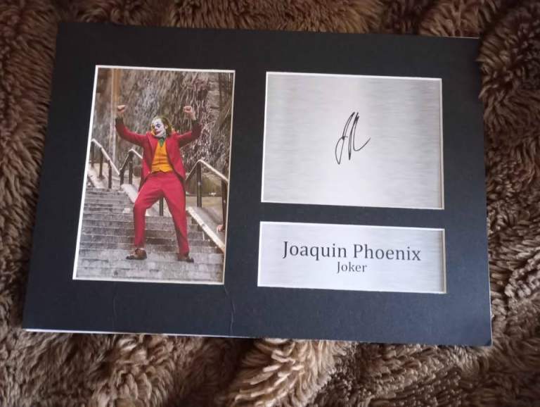 The Joker Signed Movie Poster