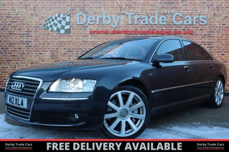 2006 W AUDI A8 6.0 SALOON 4DR PETROL AUTOMATIC QUATTRO LWB (338 G/KM, 443 BHP)