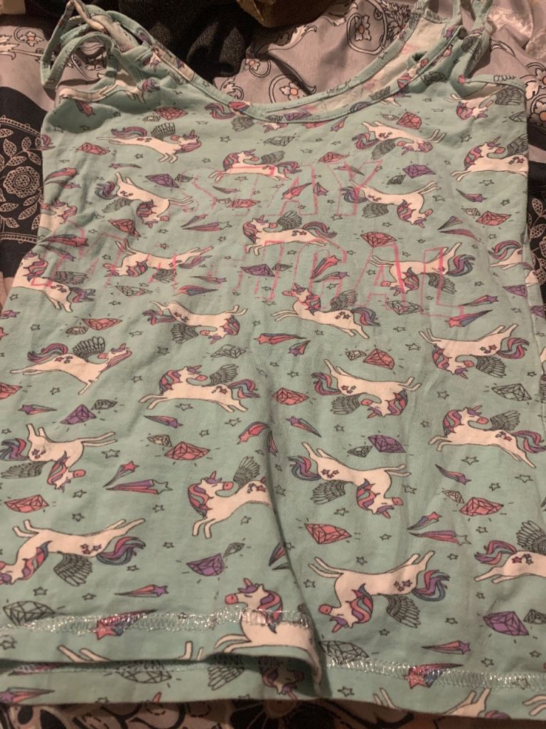 Kids Unicorn Vest Top – Good Condition