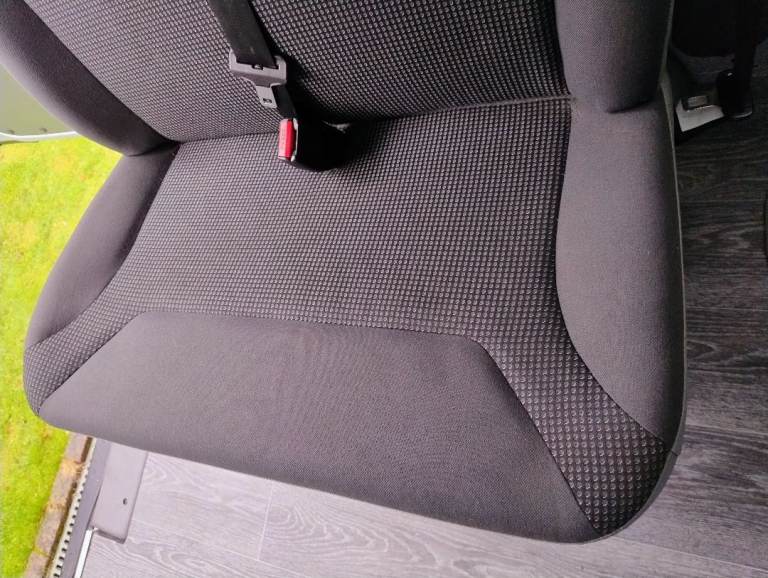 Transit van double seats with seatbelts