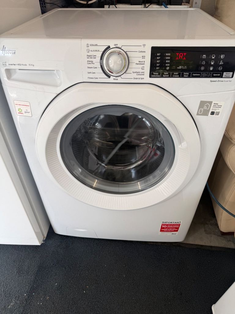 Hoover 10KG 1600 SPIN WASHING MACHINE 