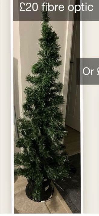 Fibre optic Christmas tree 