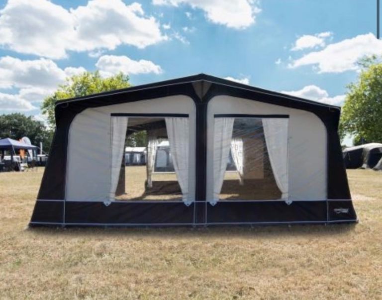 Camptech Cayman Touring Caravan Awning - Grey, Size 15 (New)