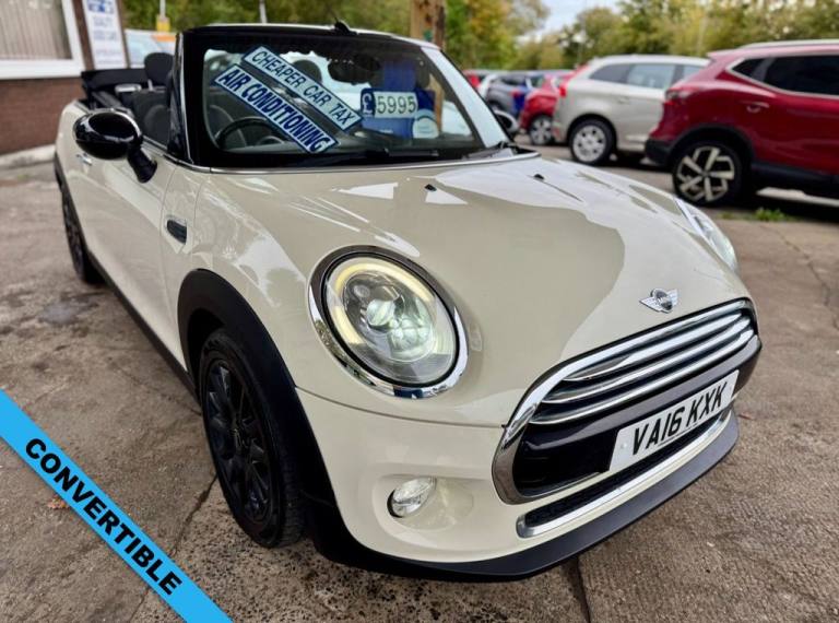 2016 MINI Convertible 1.5 Cooper 2dr CONVERTIBLE PETROL Manual