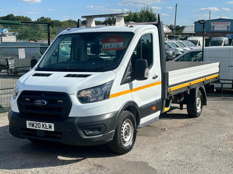 2020 Ford Transit 2.0 350 EcoBlue Leader Dropside 2dr Diesel Manual RWD L4 Euro 6 (s/s) (130  CHA...