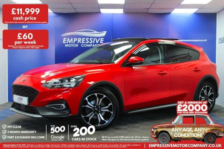 2021 03 FORD FOCUS 1.5 ECOBLUE ACTIVE X HATCHBACK 5DR DIESEL MANUAL EURO 6 (S/S)