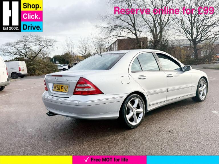 2006 Mercedes-Benz C Class 1.8 C180 Kompressor Avantgarde SE Saloon 4dr Petrol Automatic (193 g/k...
