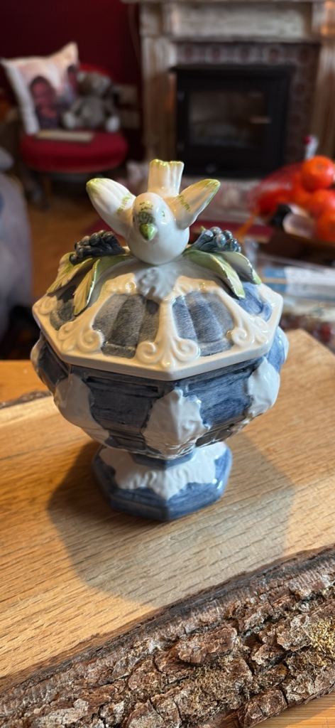 Bird Decor Jar Discovery From Wildwood 2072/UB made in Italy