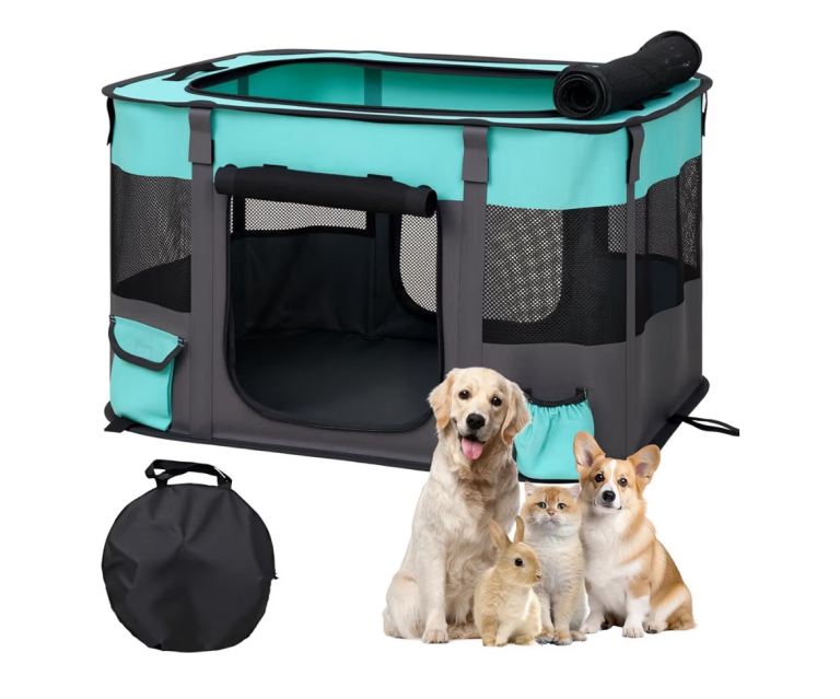 Foldable Dog Play Pen