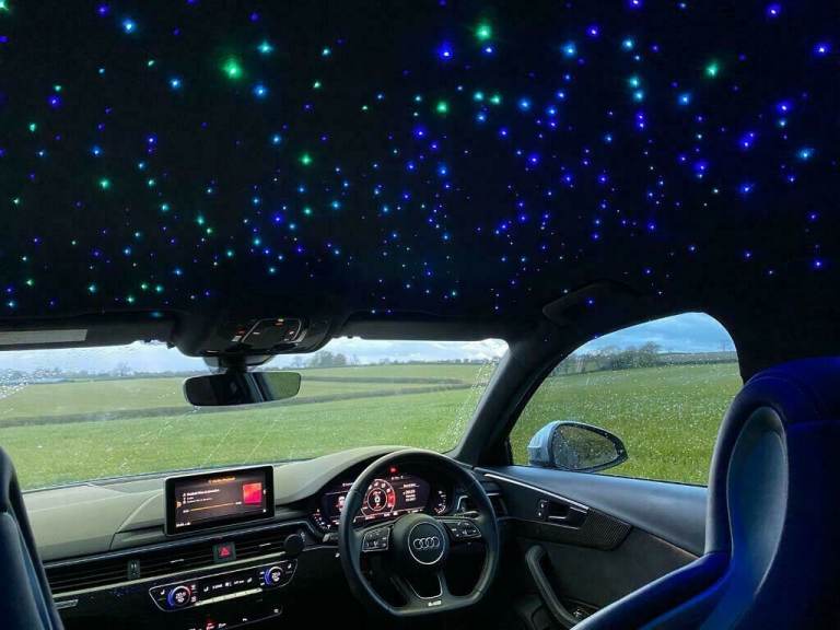 Unique luxury starlight roof car office weddings installation