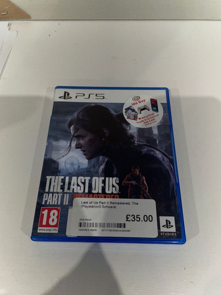 The Last of us part 2 ps5 remastered 