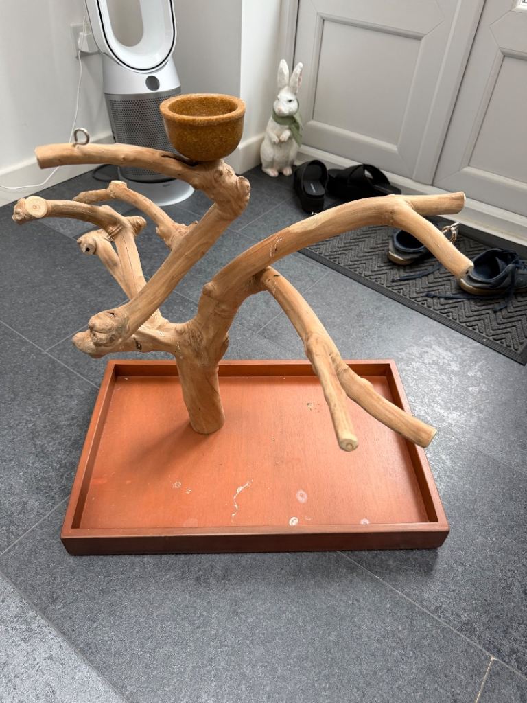 Java Wood Parrot Perch (medium)
