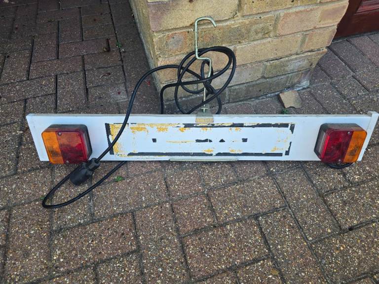 Car light board for trailer or bike rack