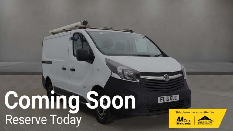 2016 Vauxhall Vivaro 2900 1.6CDTI 90PS ecoFLEX H1 Van PANEL VAN DIESEL Manual