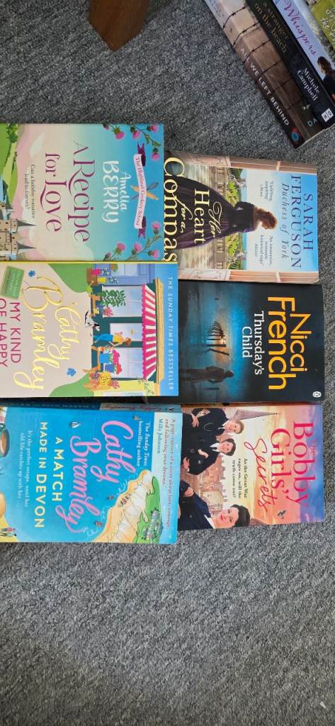 Job Lot of 6 Fiction Books – Good Condition
