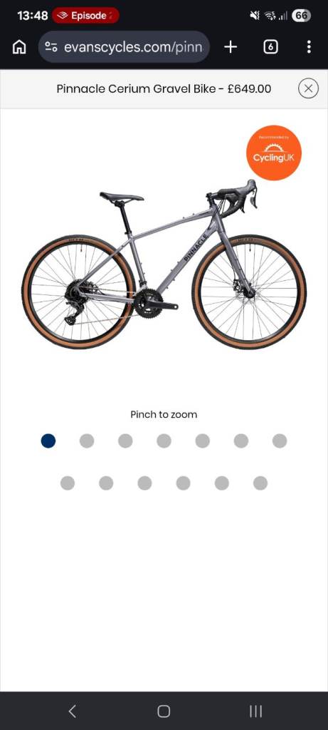 BNIB Pinnacle Cerium Gravel Bike Medium