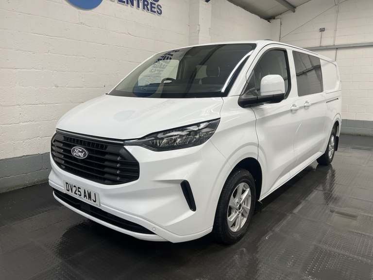 2025 Ford Transit Custom 2.0 320 EcoBlue Limited Crew Van Double Cab 5dr Diesel Manual L2 H1 Euro...