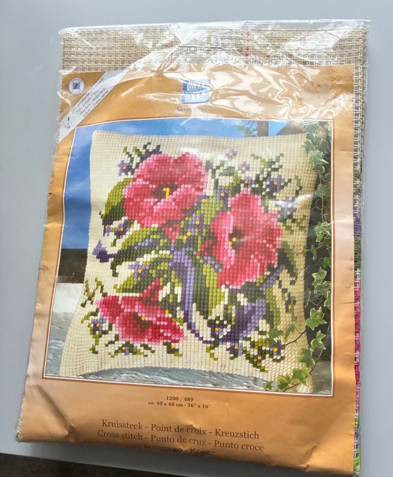 image for Cross stitch cushion kit 