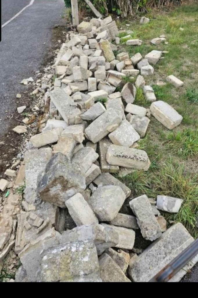 Bricks from a wall