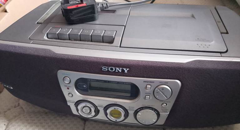 Sony Stereo System with CD Player, MP3, and Cassette Deck