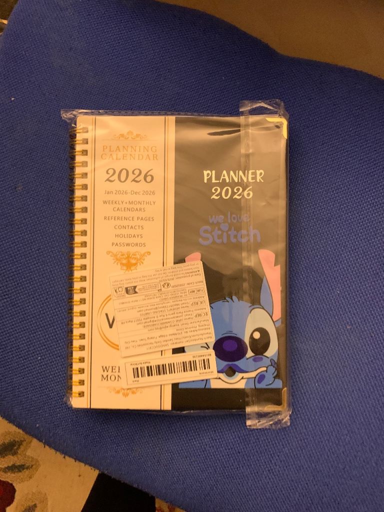 Stitch 2026 diary planner 
