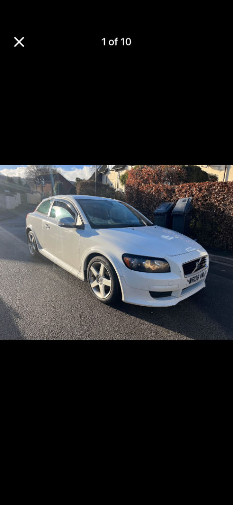 Volvo, C30, Hatchback, 2008, Manual, 1596 (cc), 3 doors