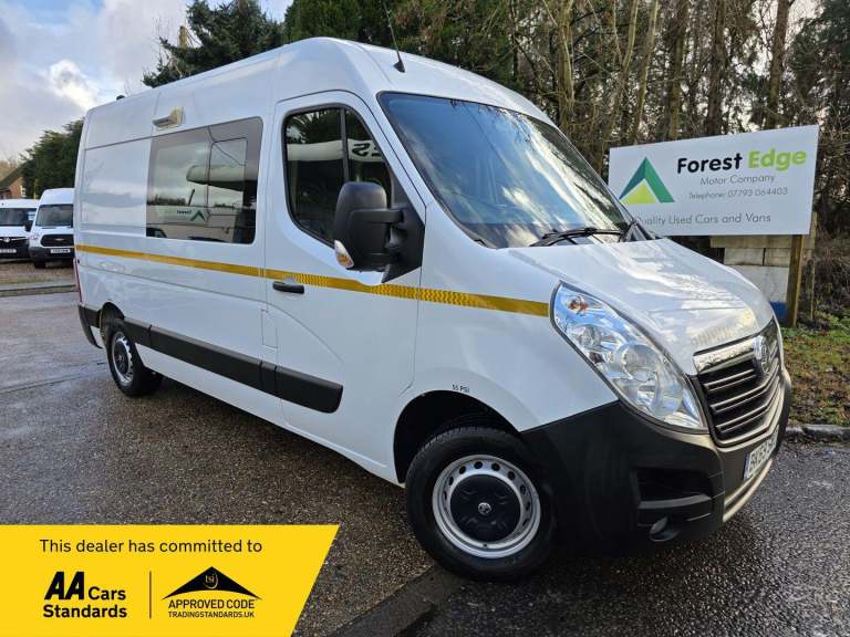 2020 Vauxhall Movano 2.3 CDTI H2 Van 130ps PANEL VAN DIESEL Manual