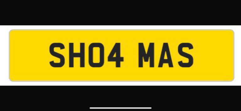 Private registration for sale 