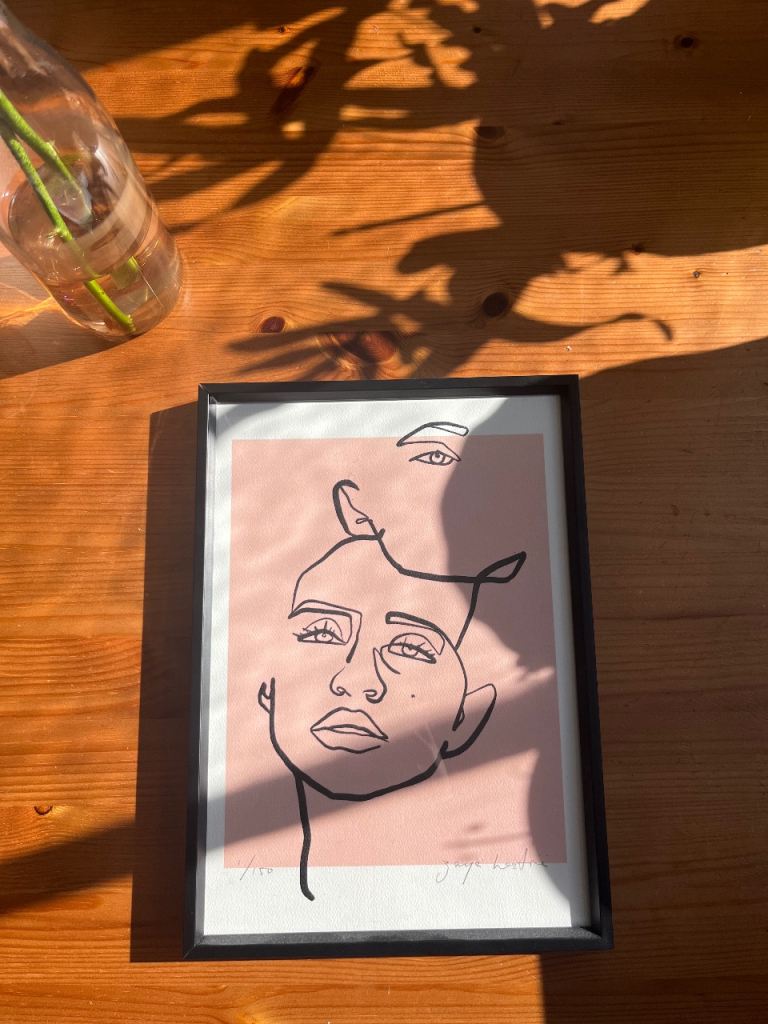 A4 Framed art print