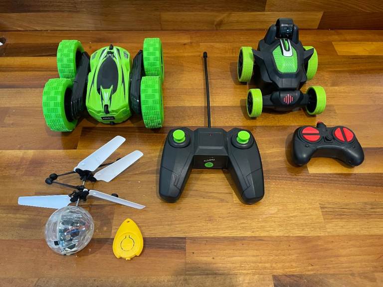 Remote Control Toy Bundle – RC Cars & Drone Ball – with Remotes