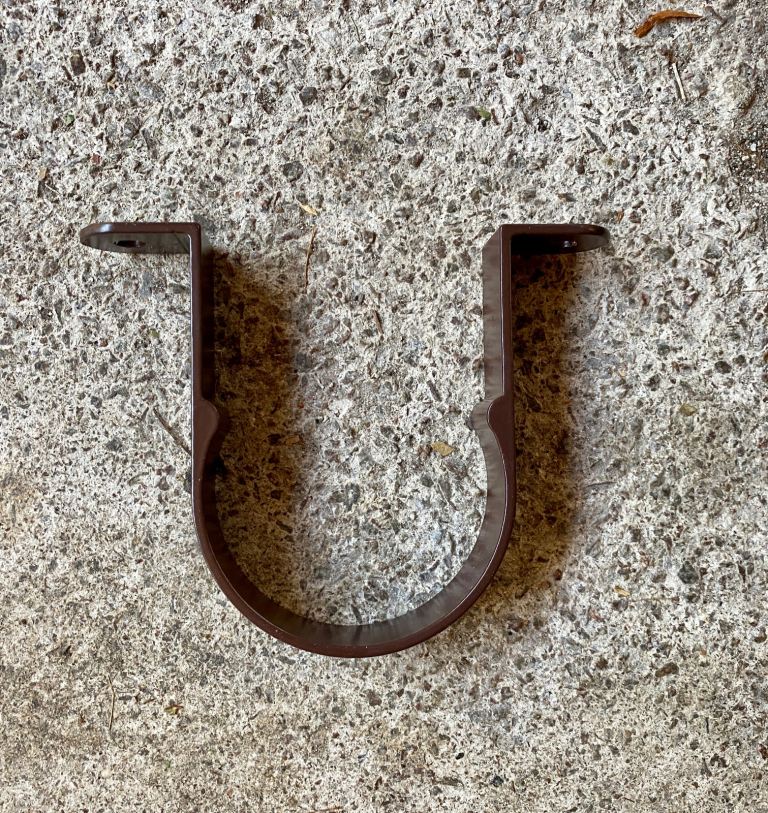 Aluminium round pipe clip