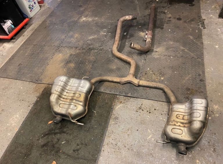 Skoda VRS mk3 Original 2016 Petrol dual exit exhaust 