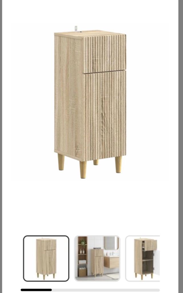 vidaXL Bathroom Storage Cainet ARNHEM Sonom