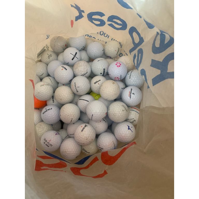 Mixed golf balls