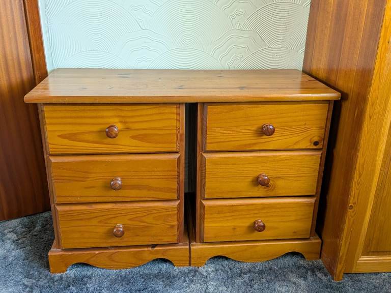 Solid Pine 6-Drawer Chest of Drawers
