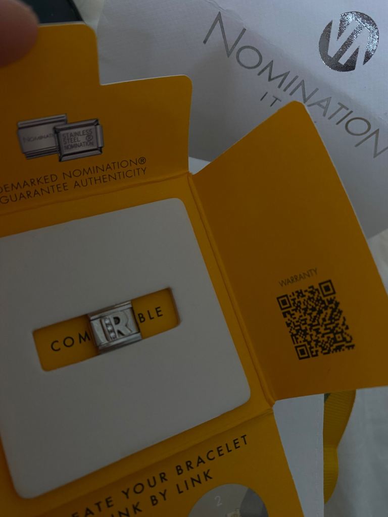 New Nomination Italy Charm Link - Letter R