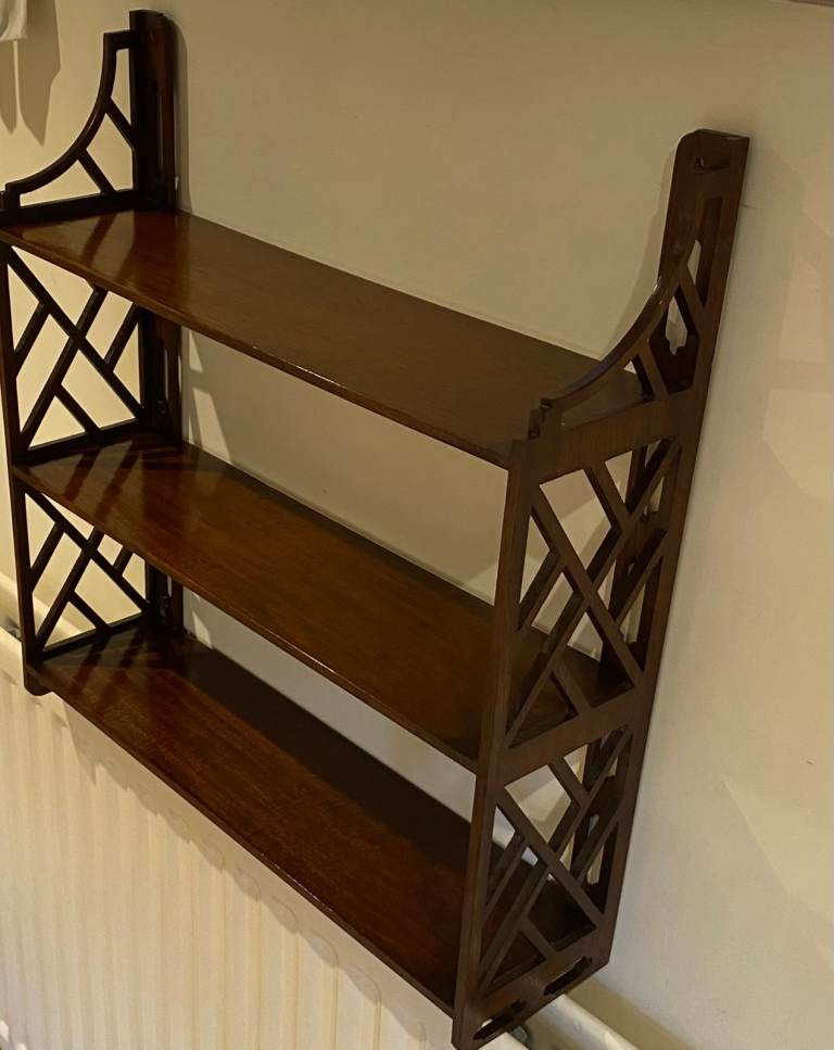 Mahogany Shelf Unit