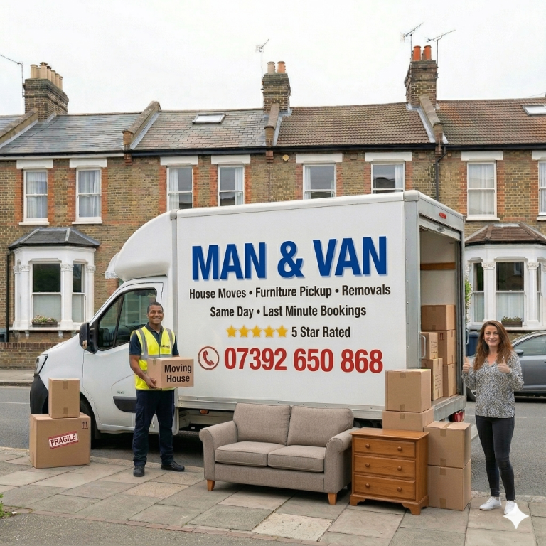 London's 🏆 MAN & VAN | House Moves | Packing | Clearance | Same Day | Affordable | No Hidden Cost