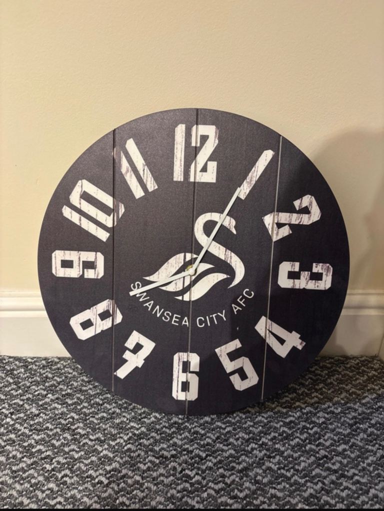 Swansea City Wall Clock