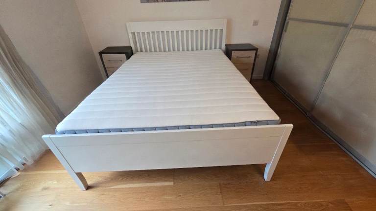 FREE IKEA IDANÄS bed frame + VALEVÅG pocket-sprung mattress - collection 23/09/2026 -NOW RESERVED! 